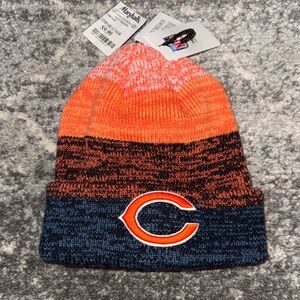 NWT New Chicago Bears Orange and Navy Knit Hat for kids/boys